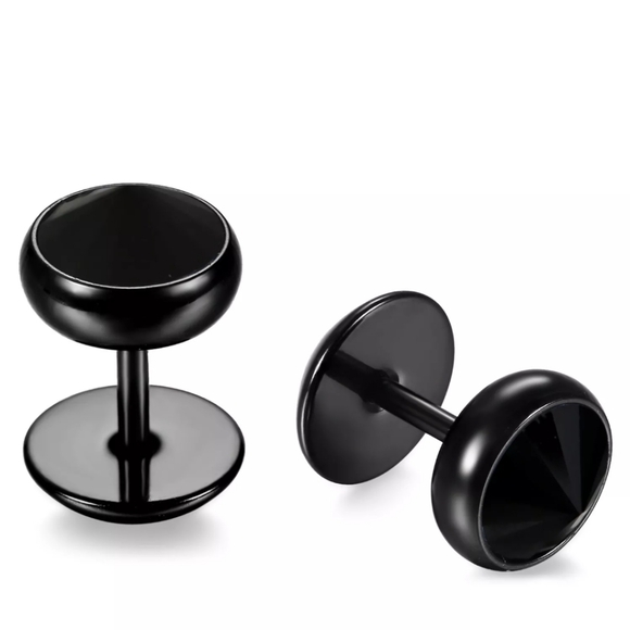 Fake Gauge Earrings - Picture 3 of 5